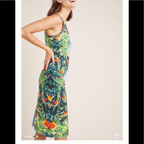 Anthroplogie orange 🍊 bough dress - Picture 2 of 8